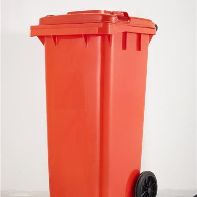 Thùng rác nhựa 120 lít- Màu đỏ